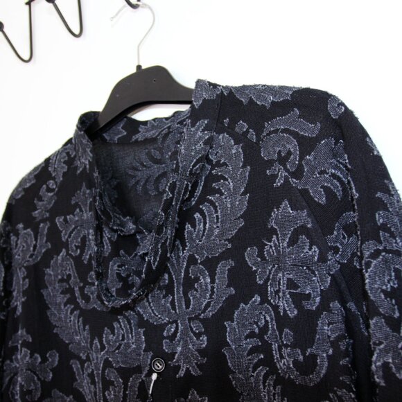 BNWT SS24 YOHJI YAMAMOTO INDIA PATTERN SHIRT 3 - Picture 4 of 12